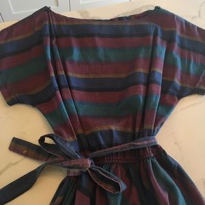 Lovely vintage stripe dress (size XL, 12-14)
